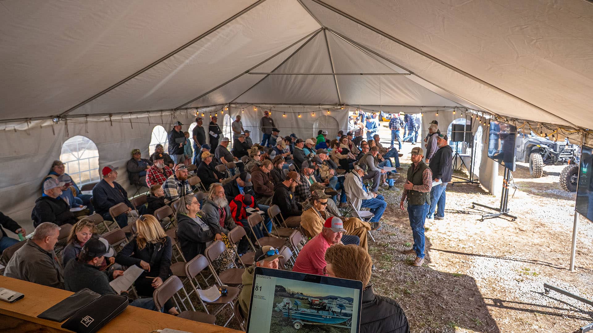 Southeastern Auction Team Meeting with People